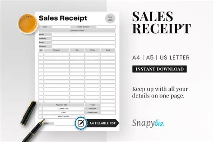 Are cash sales receipts?