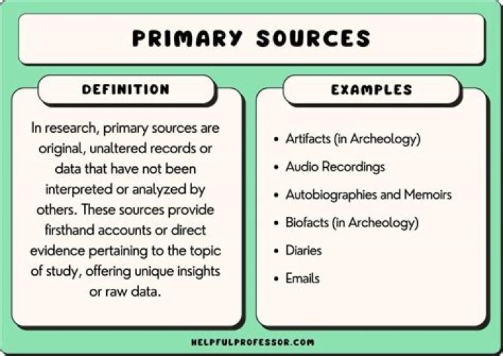 Are documentary sources primary sources?