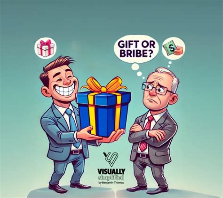 Are gifts considered bribes?