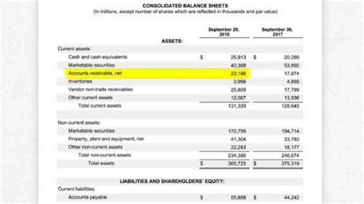 At what value are accounts receivable reported on the balance sheet?