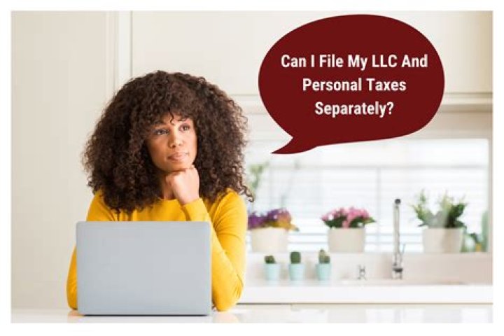 Can I file LLC taxes with my personal taxes?
