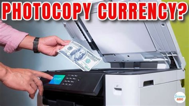 Can we photocopy money?