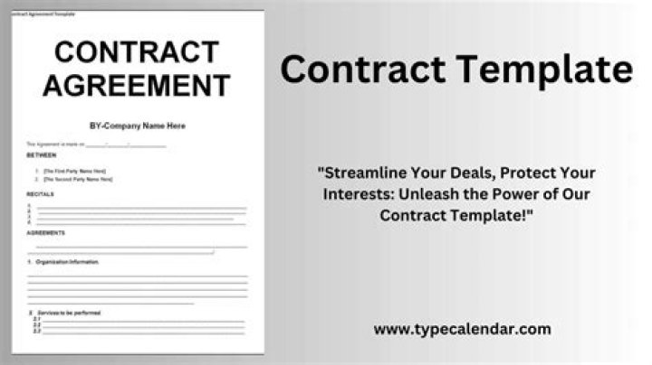 Can you just create a contract?