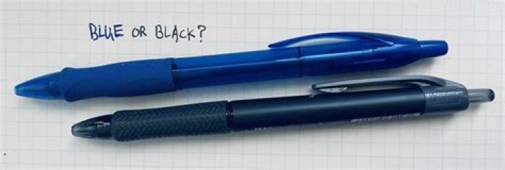 Do checks need to be in blue or black ink?