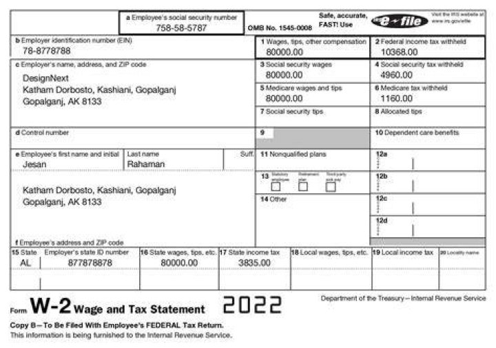 Do stocks show up on W-2?