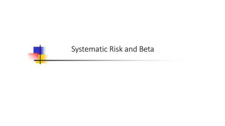 Does beta account for systematic risk?