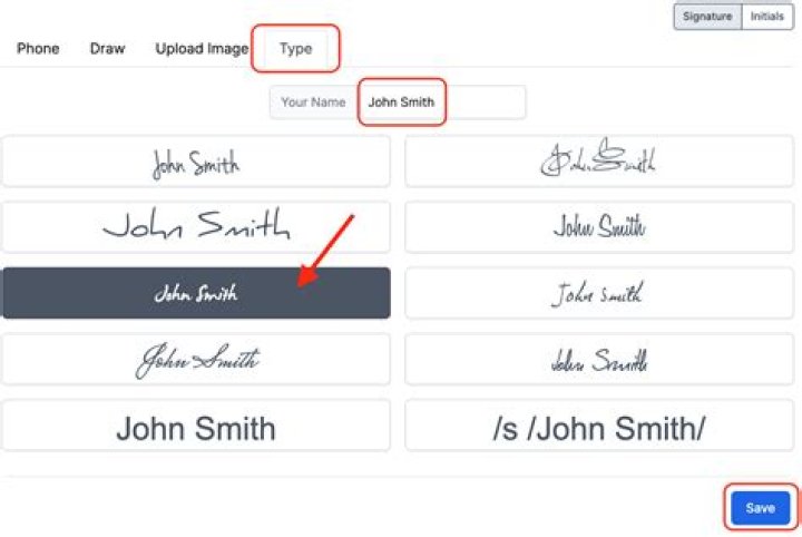 Does typing your signature count?