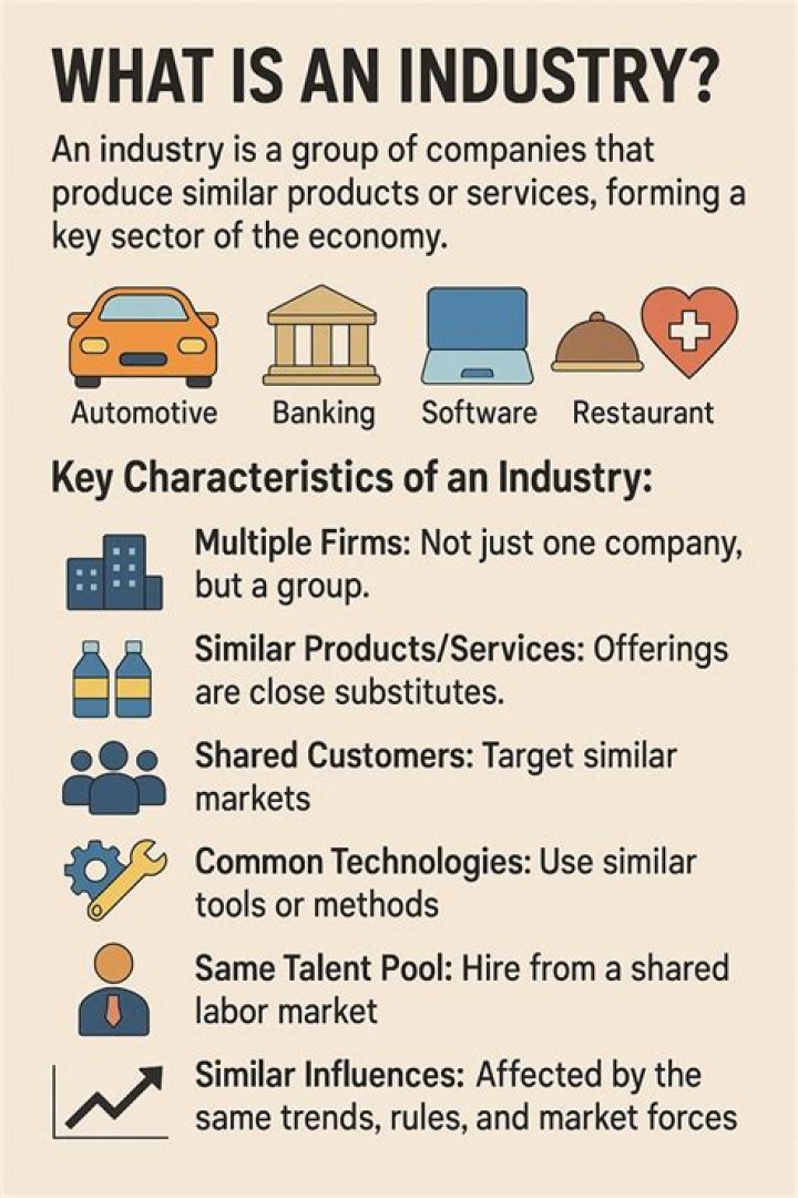 How are industry and firm related?