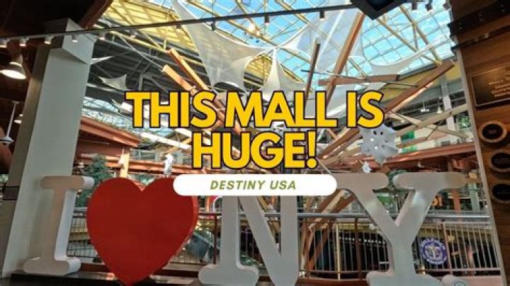 How big is the Destiny USA mall?