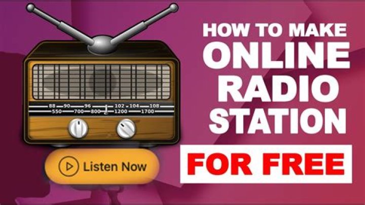 How can I create an online radio station?