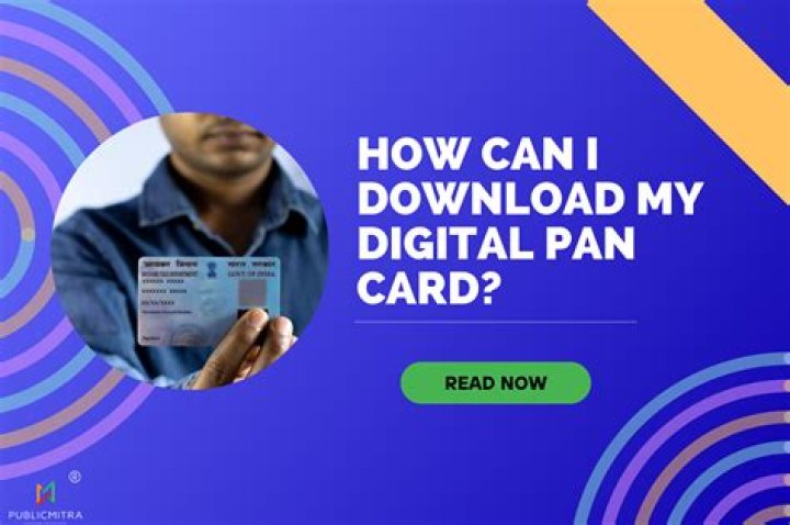 How can I download my PAN card PDF?