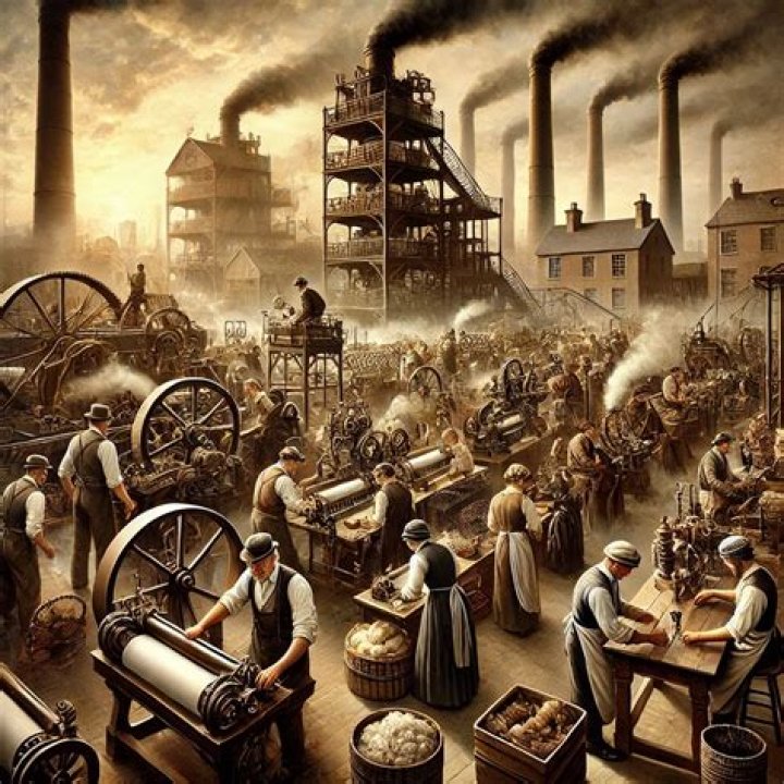 How did the Industrial Revolution lead to economic growth?