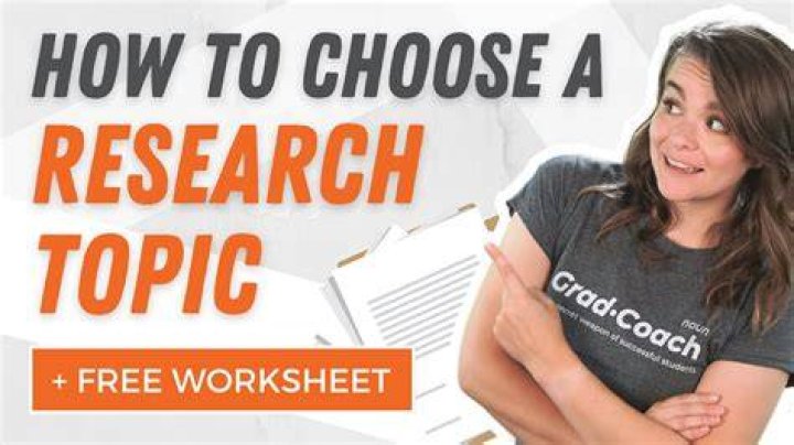 How do I choose a research topic for accounting?