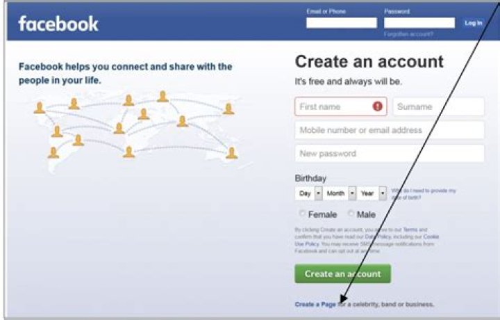How do I create a personal Facebook page?