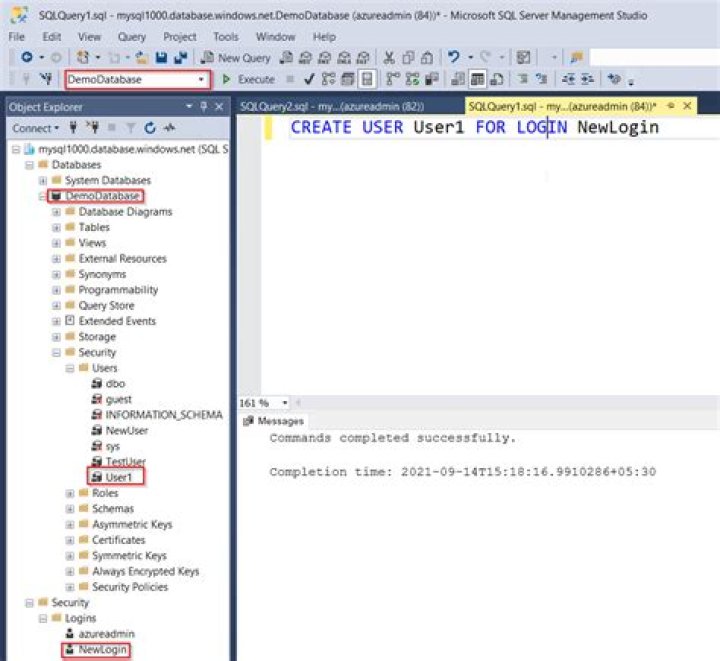 How do I create a user login in SQL?