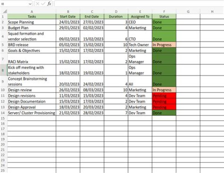 How do I create an Excel project?