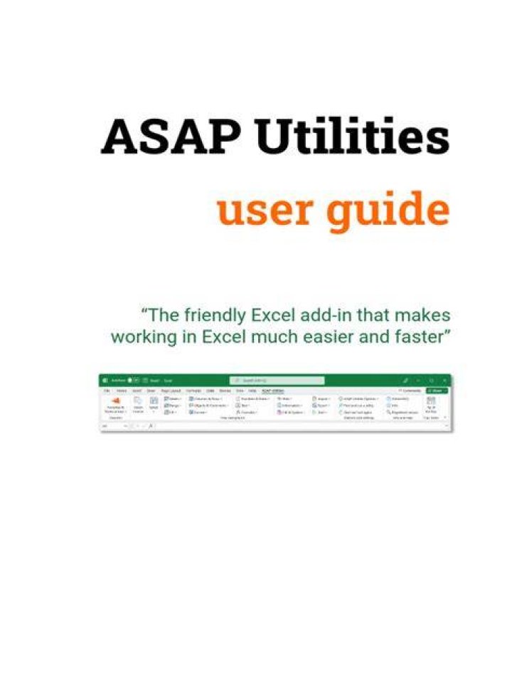 How do I enable ASAP Utilities in Excel?