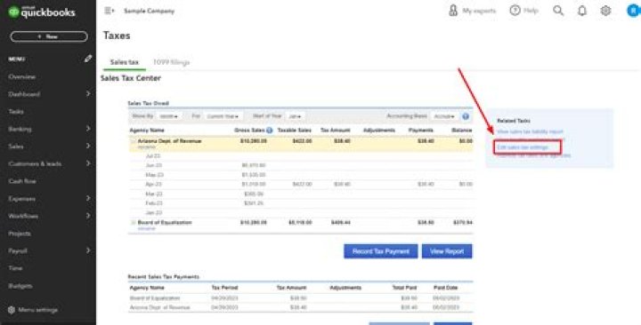 How do I record prepaid taxes in QuickBooks?