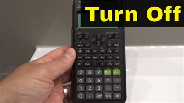 How do I turn off my calculator without the power button?
