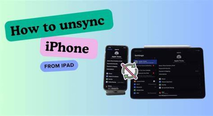 How do I Unsync Contacts from iPad?