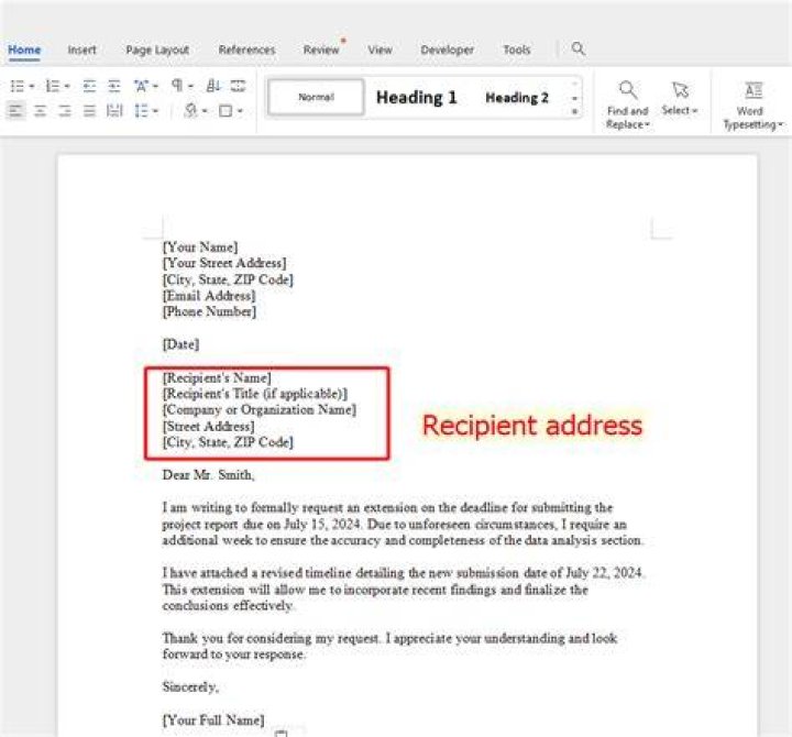How do you address a letter with 2 pages?