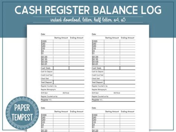 How do you balance a Cash account?