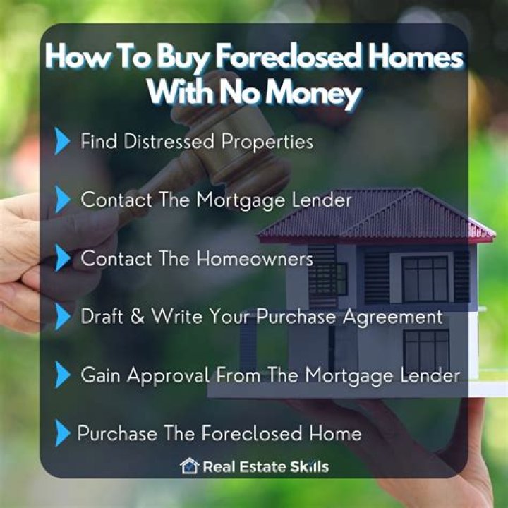 How do you buy a foreclosed home with cash?