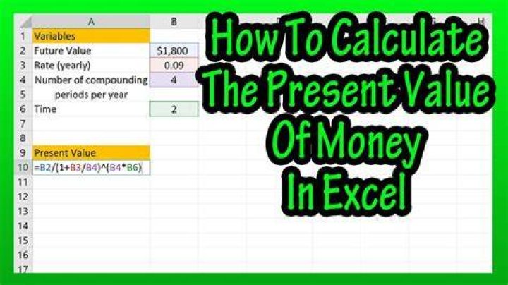 How do you calculate present value of savings?