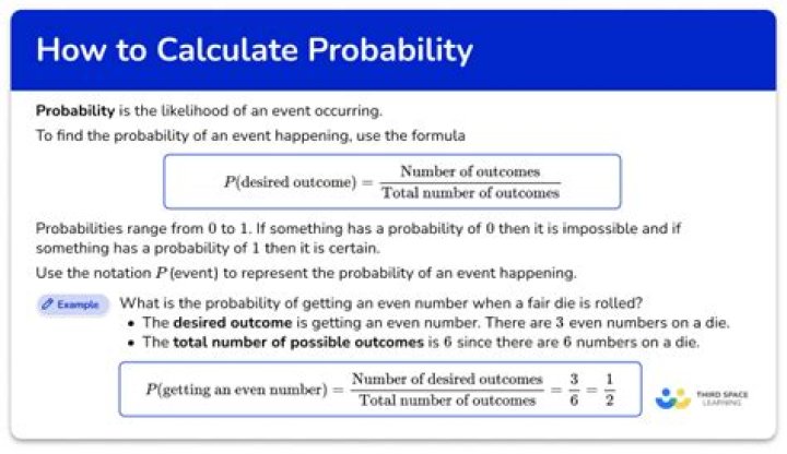 How do you calculate probability quickly?