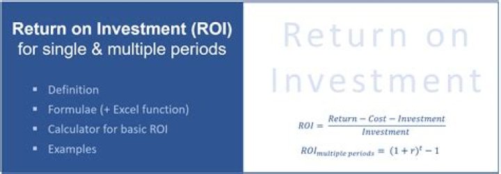 How do you calculate return on investment for a project?