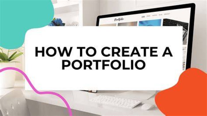 How do you create an electronic portfolio?