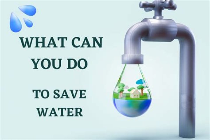 How do you explain to save water?
