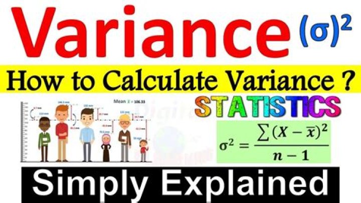 How do you find the variance of 3 numbers?