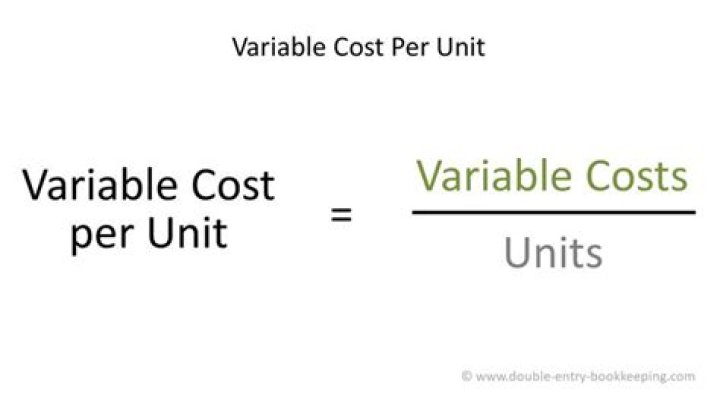 How do you find variable cost per unit from sales?