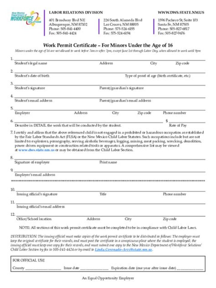 How do you get a work permit at 14 in Missouri?