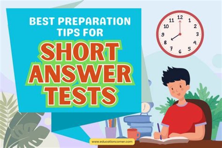 How do you pass a short answer test?