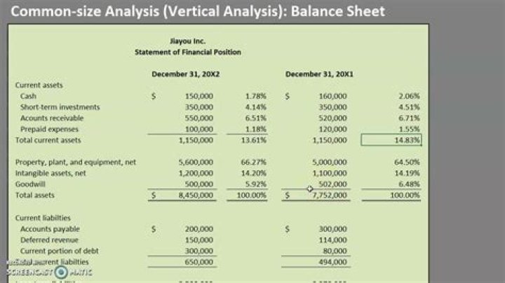 How do you prepare a vertical analysis of an income statement?