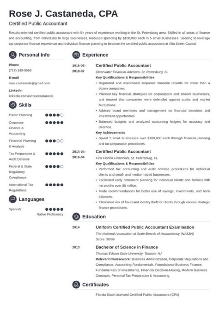 How do you put CPA CA on resume?
