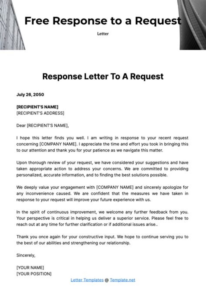 How do you respond to a request?