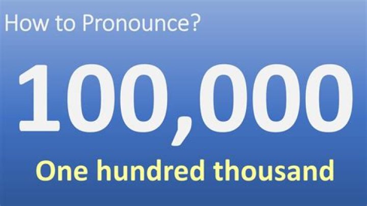 How do you say 100000 in millions?