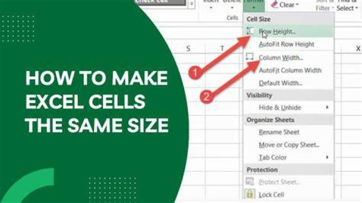 How do you set Excel cells in CM?