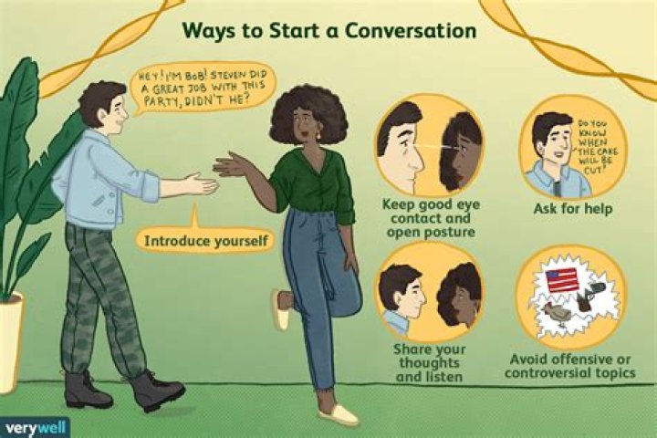 How do you strike up a conversation with someone you like?
