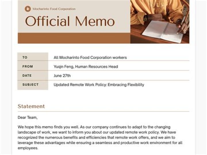 How do you write a personal brand memo?