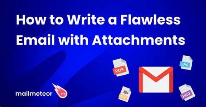 How do you write an email with an attachment?