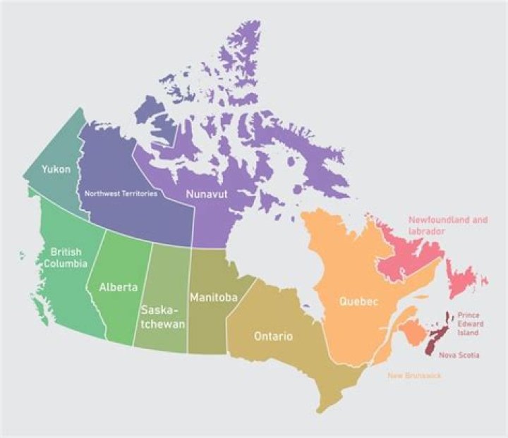 How is Canada divided politically quizlet?