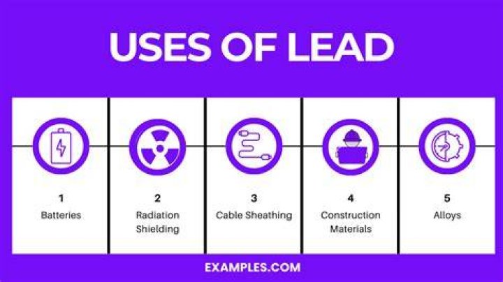 How is lead used commercially?