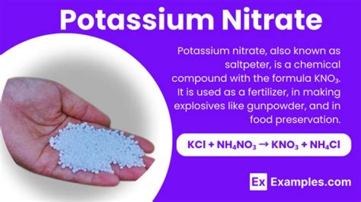 How is potassium nitrate used?