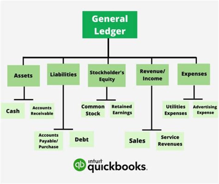 How is the general ledger organized?
