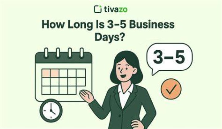 How long is a 5 business day?