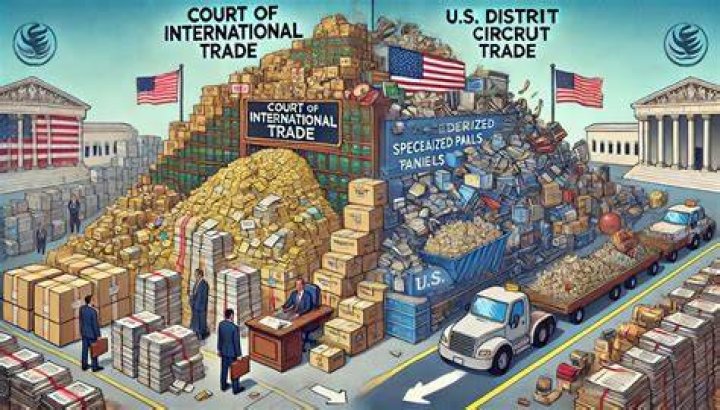 How many courts are in the court of international trade?